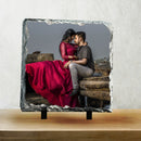 Personalized Rock Tile Square Shape Photo Stand