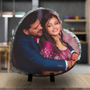 Personalized Rock Tile Heart Shape Photo Stand
