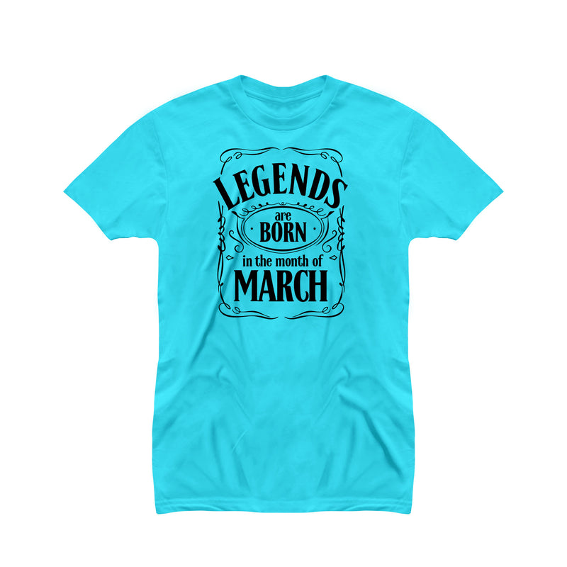 Legends are Born In Birthday T-shirt for Men