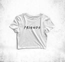 Friends Crop Top Tees for Girls