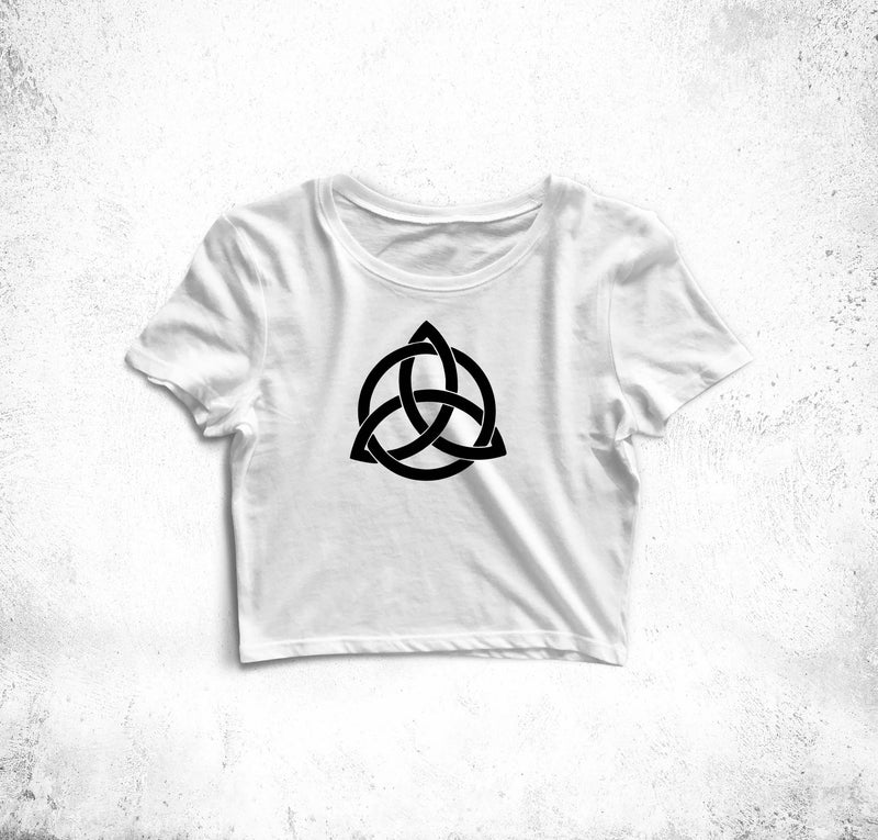 Karma Crop Top Tees for Girls