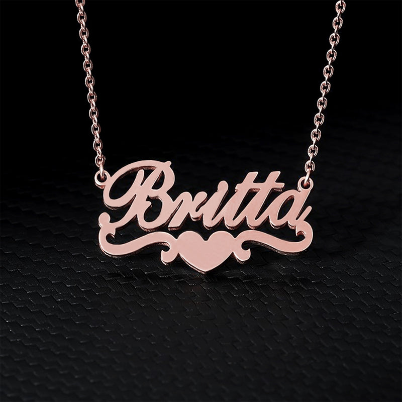 Personalized Special Heart Name Pendant