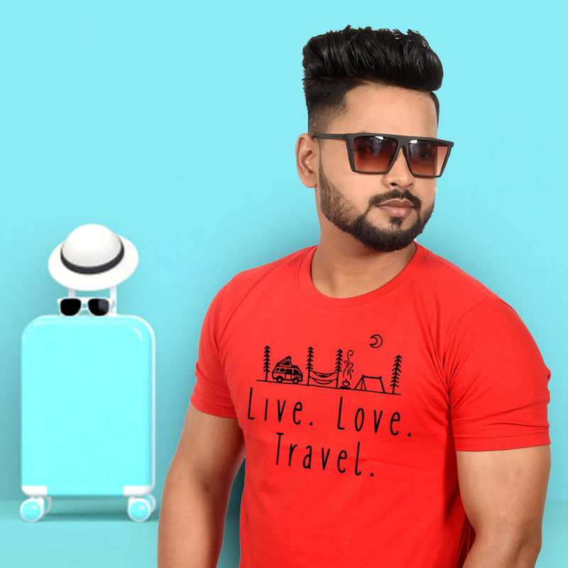 Live Love Travel T-shirt for Men