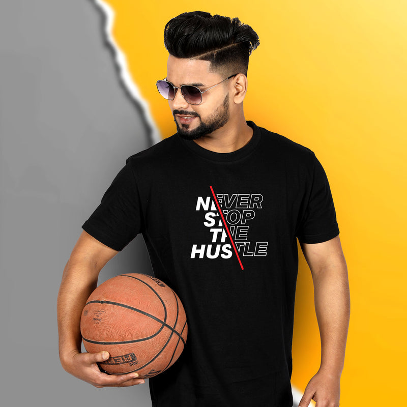 Never Stop The Hustle T-shirt for Men
