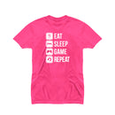 Eat Sleep Game Repeat T-shirt for Men