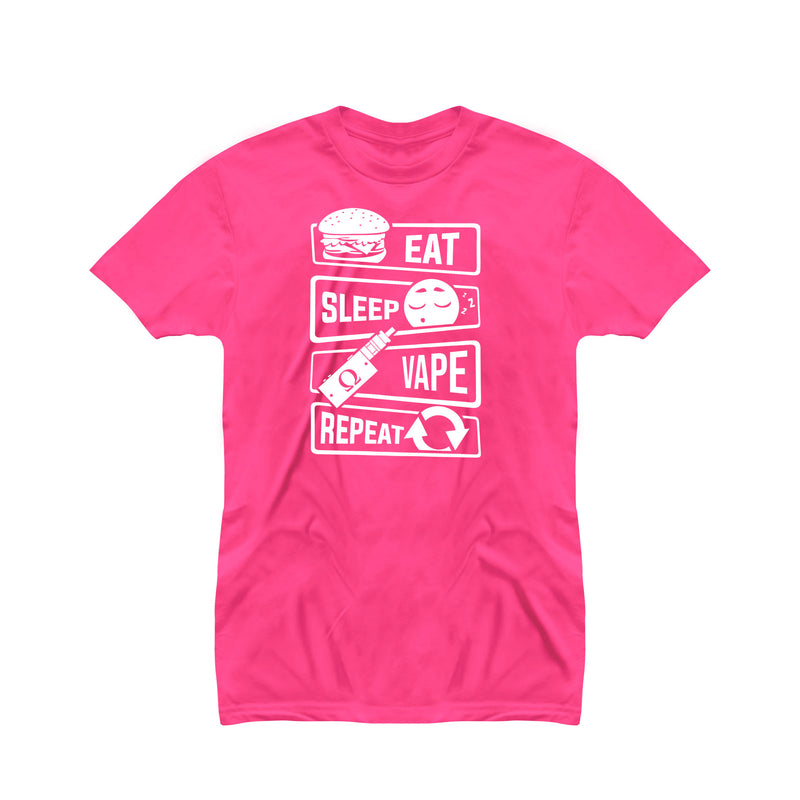 Eat Sleep Vape Repeat T-shirt for Men