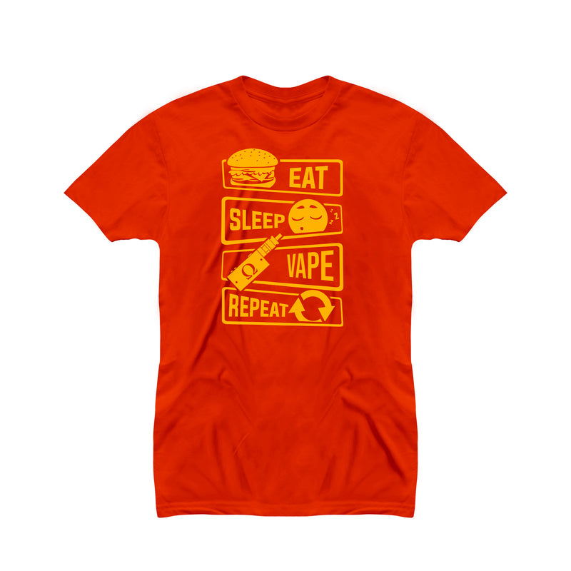 Eat Sleep Vape Repeat T-shirt for Men