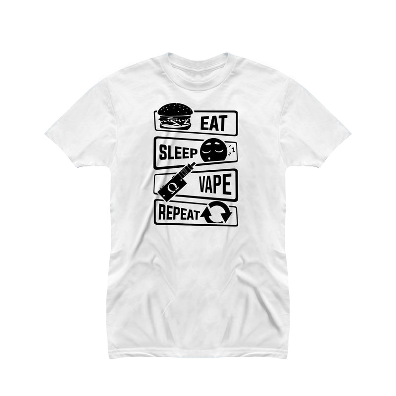 Eat Sleep Vape Repeat T-shirt for Men