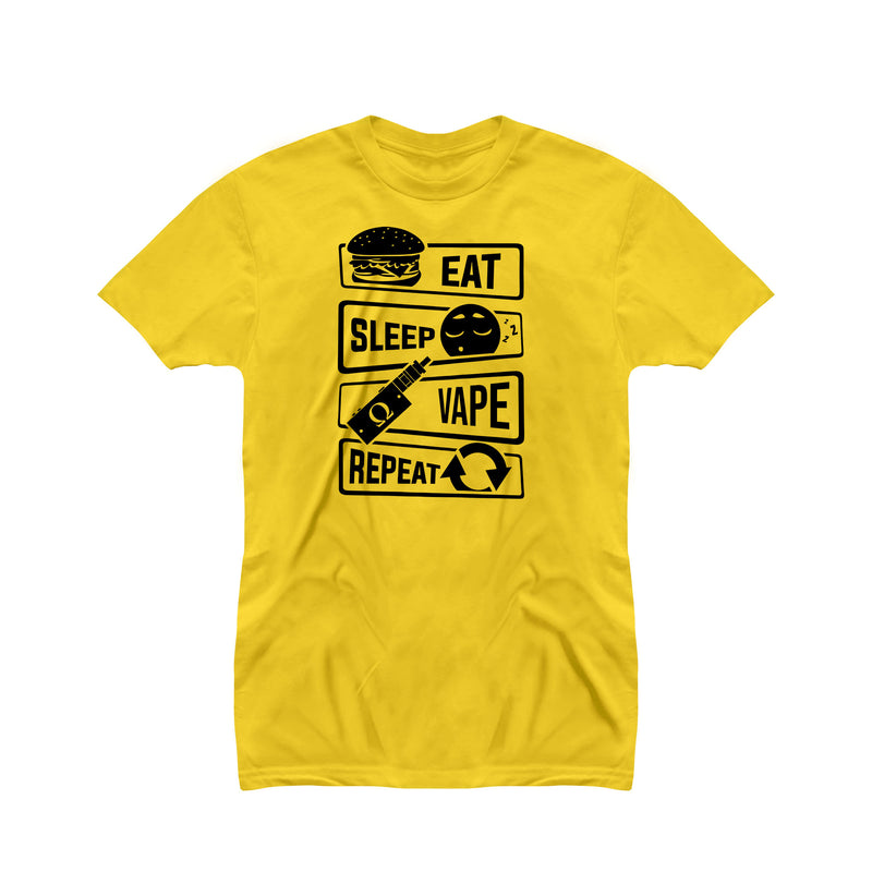 Eat Sleep Vape Repeat T-shirt for Men