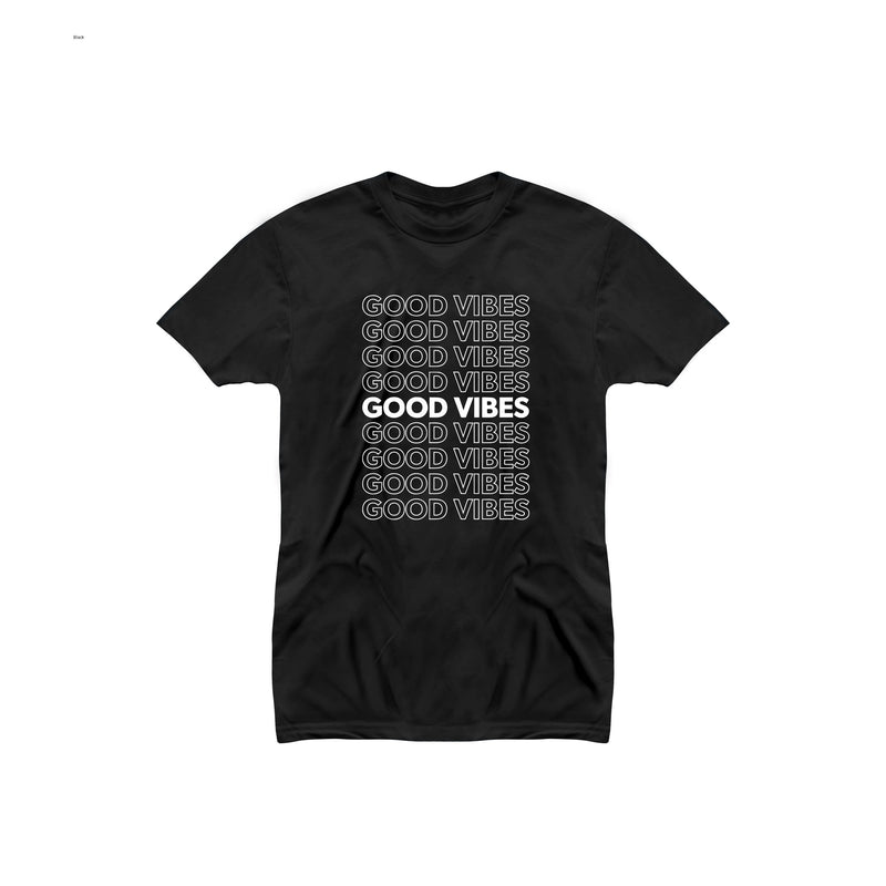 Good Vibes Typography Design T-shirt for Men