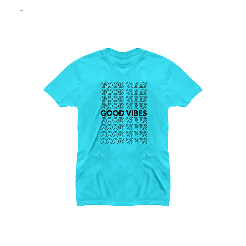 Good Vibes Typography Design T-shirt for Men