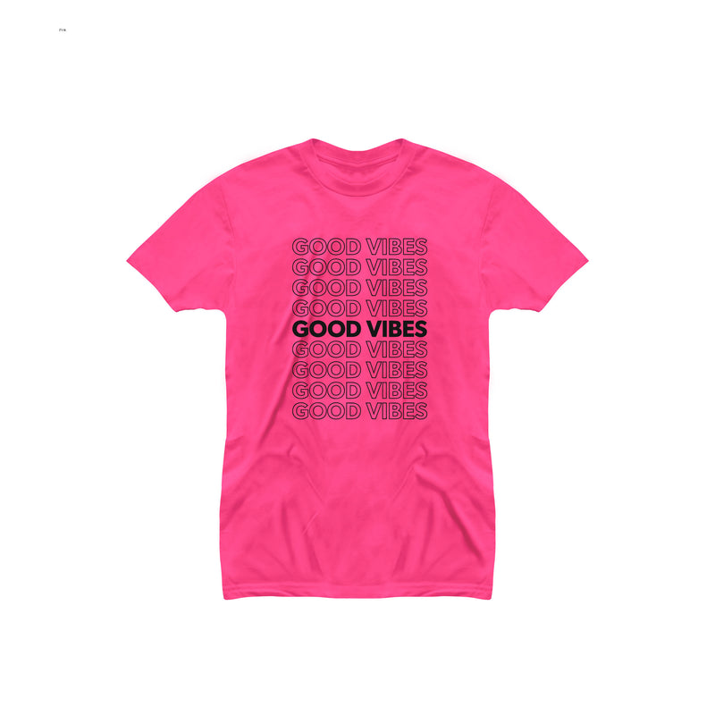 Good Vibes Typography Design T-shirt for Men