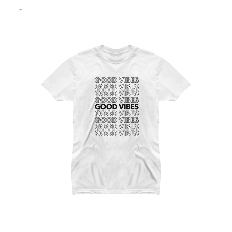 Good Vibes Typography Design T-shirt for Men