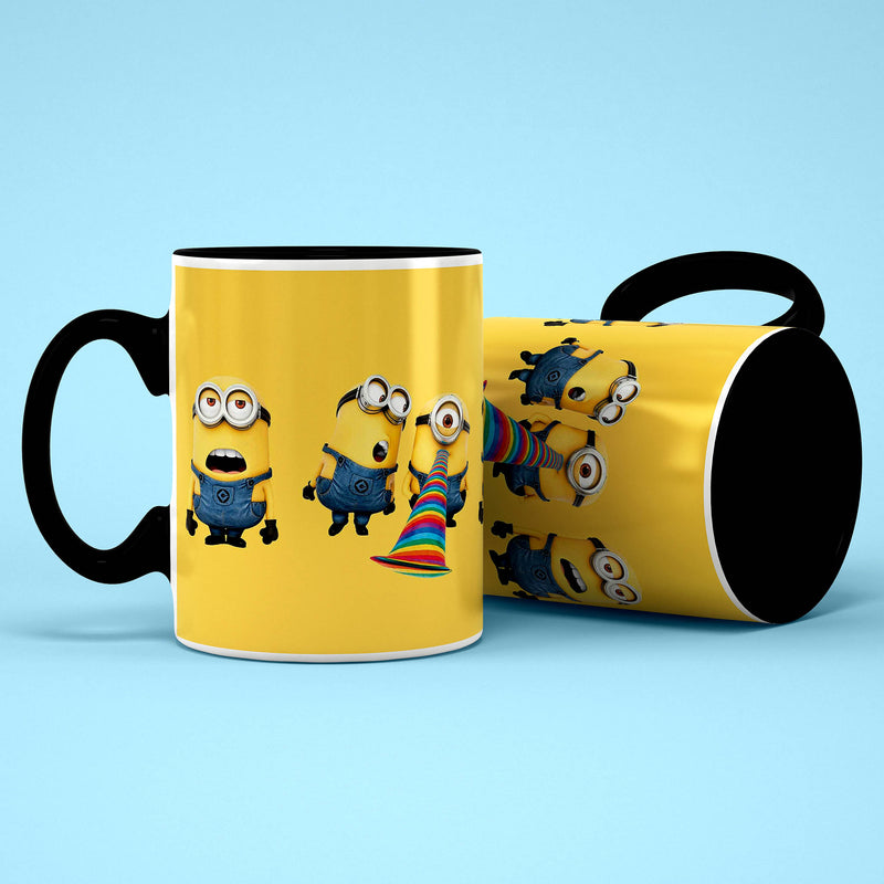 Minion Love Black & White Coffee Mug