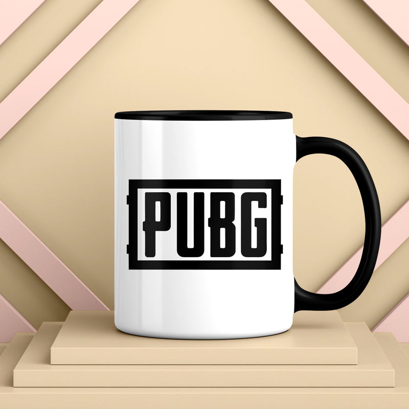 PUBG Battlegrounds Mobile India Official Black & White Coffee Mug