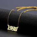 Personalized Date Of Birth Stunning Name Pendant