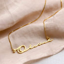 Personalized Signature Style Name Pendant