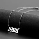 Personalized Date Of Birth Stunning Name Pendant