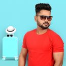 Red Color Half Sleeve Round Neck Plain Tees for Men